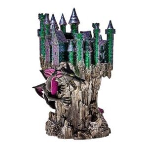 Disney Maleficent Dragon Castle Pedestal Candle Holder, Bath and Body Works, NIB